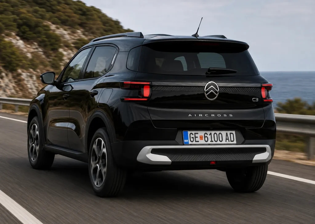 citroen c3 aircross gevgelija rent a car rear